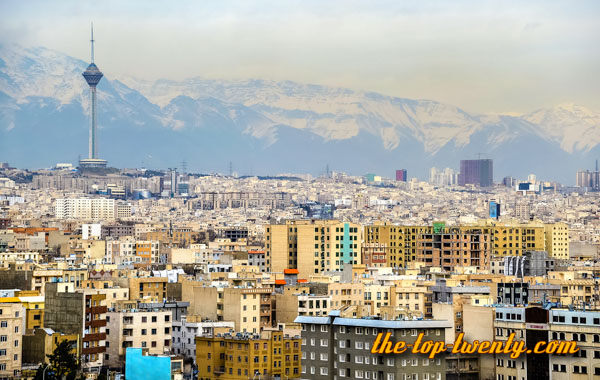 Teheran Iran list top 20 biggest cities world Teheran Iran population